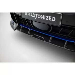 Maxton Design carbon spoiler suitable for front bumper of BMW X5 G05 with M package after 2023