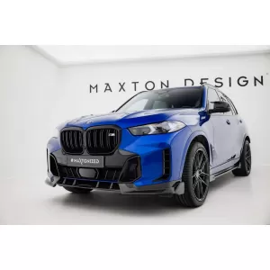 Maxton Design carbon spoiler suitable for front bumper of BMW X5 G05 with M package after 2023