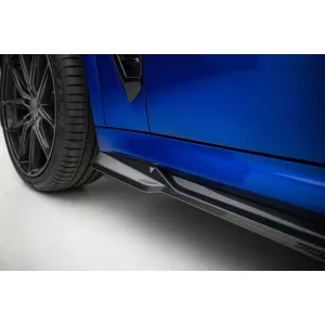 Maxton Design Carbon-Zusätze geeignet für BMW X5 G05 Seitenschweller mit M-Paket 2018-2023, nach 2023-image-6144624