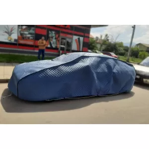 Carpassion Pillow cover suitable for hatchback, wagon car against hail size XXL 485x510cm, blue