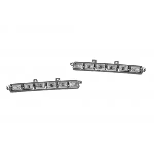 image-15-Daytime running lights suitable for Brabus type spoiler on A Design front bumper for Mercedes G-Class W463 after 1989