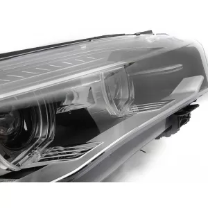 Right xenon headlight suitable for BMW X5 F15 2013-2018, with chrome base
