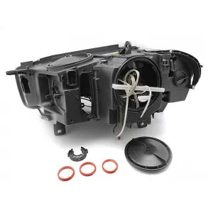 Right xenon headlight suitable for BMW X5 F15 2013-2018, with chrome base