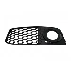 RS4 típusú kdlámpa körüli rács szett Audi A4 B8 sedan, kombi 2007-2011, fekete lakk-image-6145463