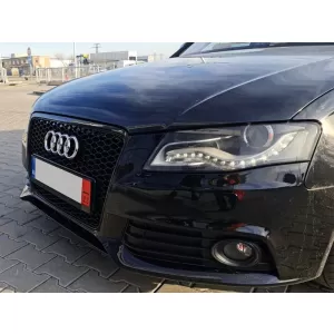 Grille type RS laqué noir adapté pour Audi A4 B8 berline, break 2008-2011-image-6145477