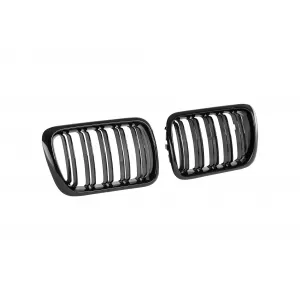 Black M3 style kidney grilles suitable for BMW 3 Series E36 1997-1999