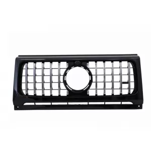 Chrome/black GTR design grille suitable for Mercedes G-Class W463 1990-2018