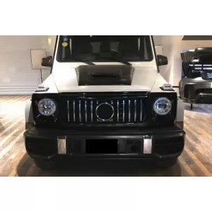 Chrome/black GTR design grille suitable for Mercedes G-Class W463 1990-2018