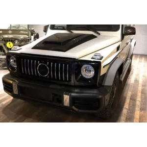 Chrome/black GTR design grille suitable for Mercedes G-Class W463 1990-2018