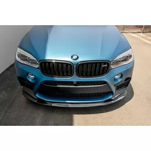 Double slat kidney grilles in black lacquer suitable for BMW X5 F15 2013-2018, X6 F16 2014-2019