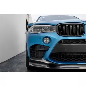 Double slat kidney grilles in black lacquer suitable for BMW X5 F15 2013-2018, X6 F16 2014-2019