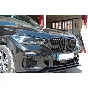 Double slat kidney grilles in black lacquer suitable for BMW X5 G05 2019-2022