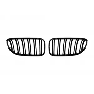 M3 type double rib kidneys, black lacquer suitable for BMW 3 Series E92, E93 2010-2013-image-6145688