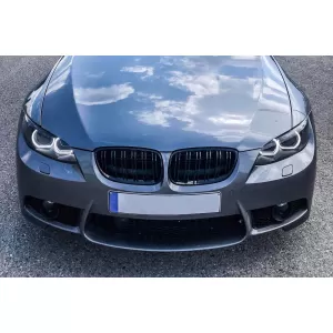 M3 type double rib kidneys, black lacquer suitable for BMW 3 Series E92, E93 2010-2013-image-6145689