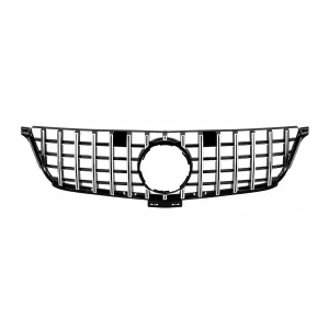 Chrome/black GT style grille suitable for Mercedes ML W166 2011-2015