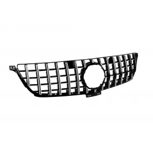 Chrome/black GT style grille suitable for Mercedes ML W166 2011-2015