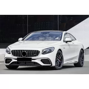 Grille style GT chromé/noir adapté pour Mercedes S-Class coupé/cabriolet C217/A217 2014-2020, adapté pour tous les modèles sauf S63/S65-image-6145764