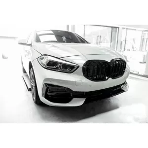 Double slat kidney grilles in black lacquer suitable for BMW 1 Series F40 after 2020