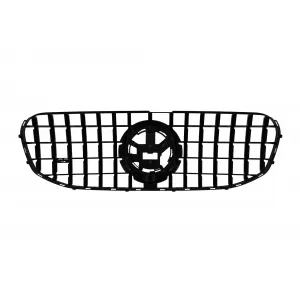 Chrome/black GT style grille suitable for Mercedes GLS X167 2020-2023 with camera opening
