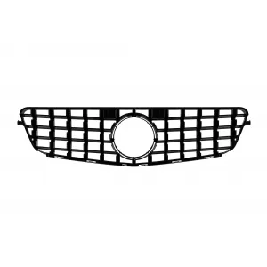 Grille de type GT laqué noir adapté pour Mercedes Classe C W204 berline, break, coupé 2007-2014-image-6145897