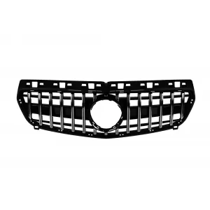 Chrome/black GT style grille suitable for Mercedes A-Class W176 2013-2015