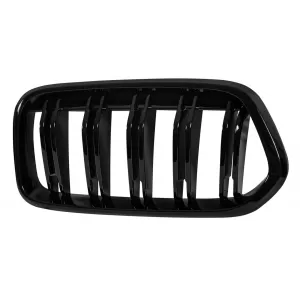 Double slatted kidneys in black lacquer suitable for BMW X2 F39 after 2020