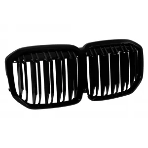 Griglie a doppia lamella in vernice nera adatte per BMW X7 G07 2018-2022-image-6146196