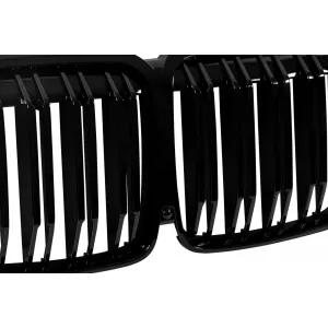 Griglie a doppia lamella in vernice nera adatte per BMW X7 G07 2018-2022-image-6146198