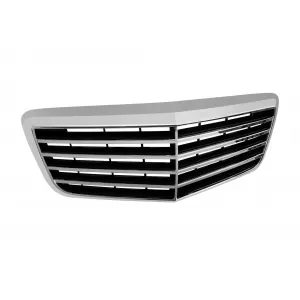 Chrome/black grille suitable for Mercedes E-Class W211 2007-2009