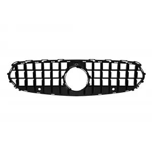 Grille style GT chromé/noir adapté pour Mercedes Classe C W206 berline, S206 break après 2021 pour pare-chocs standard ou Avantgarde-image-6146341