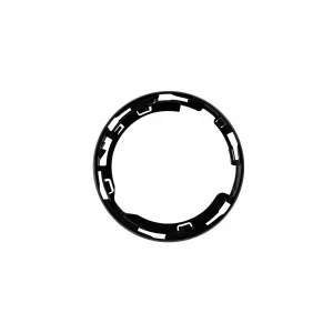 Grille de type GT laqué noir adapté pour C63 Mercedes Classe C W205 berline, S205 break 2014-2020, sans ouverture pour caméra, pour le modèle avec pare-chocs avant A Design C63-image-6146356