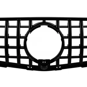 Grille de type GT laqué noir adapté pour Mercedes GLC SUV X253, GLC Coupe C253 2015-2018 avec ouverture pour caméra-image-6146366
