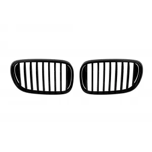 Black kidney grilles suitable for BMW 7 Series G11 short wheelbase, G12 long wheelbase 2015-2018