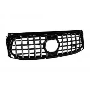 Chrome/black GT style grille suitable for Mercedes GLB X247 2020-2023 for A Design bumper