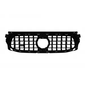 Chrome/black GT style grille suitable for Mercedes GLB X247 2020-2023 for A Design bumper
