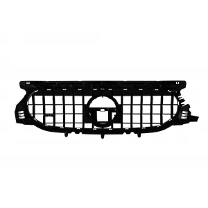 Chrome/black GT style grille suitable for Mercedes GLA H247 after 2020 with standard bumper