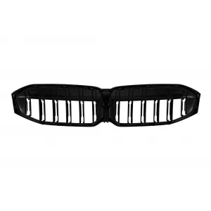 Double slat kidneys in black lacquer suitable for BMW 3 Series G20 sedan, G21 touring after 2022