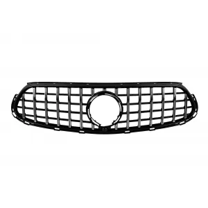 image-67-Chrome/black GT type grille suitable for Mercedes GLC X254 after 2023 for the model with A Design bumper