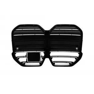 Double slat kidneys in black lacquer suitable for BMW i4 G26 after 2022
