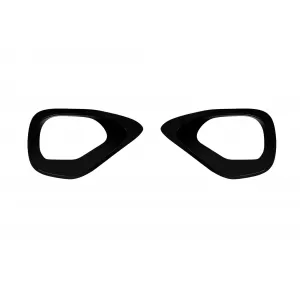 Additives type 63 suitable for side grilles in front A Design-Line bumper of Mercedes C-Class W206, S206 after 2021, black lacquer