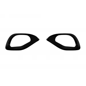 Additives type 63 suitable for side grilles in front A Design-Line bumper of Mercedes C-Class W206, S206 after 2021, black lacquer