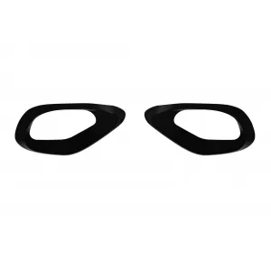 Additives type 63 suitable for side grilles in front A Design-Line bumper of Mercedes C-Class W206, S206 after 2021, black lacquer