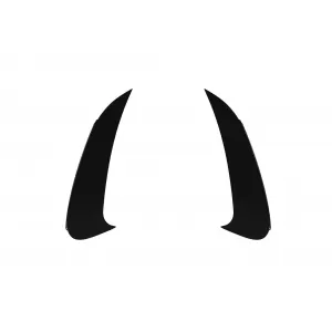 Aero add-ons type 63 suitable for rear A design bumper of Mercedes C-Class W206, S206 after 2021, black lacquer