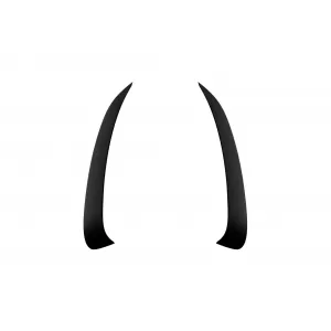 Aero add-ons type 63 suitable for rear A design bumper of Mercedes C-Class W206, S206 after 2021, black lacquer