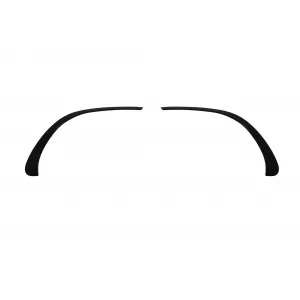 Aero strips suitable for front A Design-Line of Mercedes GLC X253 2020-2023, black lacquer
