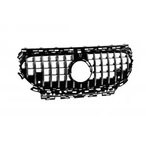 Chrome/black GT style grille suitable for Mercedes E-Class W214, S214 after 2024