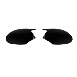 image-37-M-type mirror covers suitable for BMW 1 Series E87 2004-2009, E88 2008-2010, 3 Series E90 sedan, E91 touring 2005-2008, E92 coupe, E93 convertible 2006-2009, black lacquer