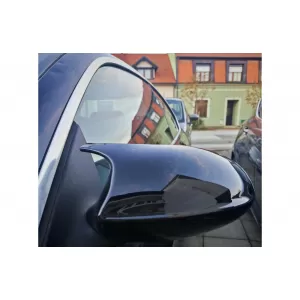 M-type mirror covers suitable for BMW 1 Series E87 2004-2009, E88 2008-2010, 3 Series E90 sedan, E91 touring 2005-2008, E92 coupe, E93 convertible 2006-2009, black lacquer-image-6351217