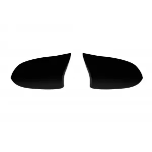 image-40-M-type mirror caps suitable for BMW X3 F25, X4 F26, X5 F15, X6 F16 2014-2018, black lacquer