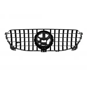 Grille de type GT laqué noir adapté au pack Offroad de la Mercedes GLE W167 2019-2023-image-6146838
